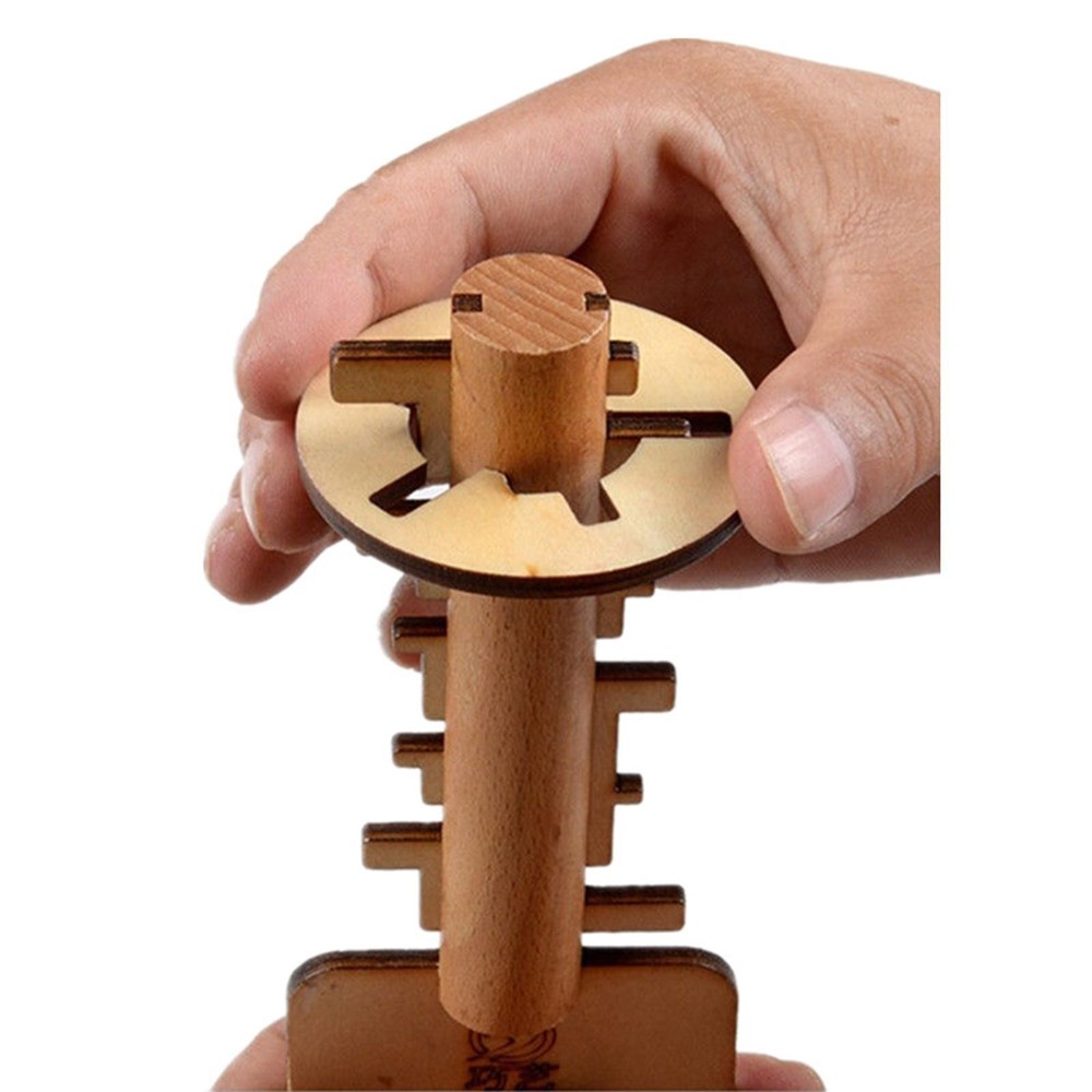Educational Creative Kids Toy Intelligence Development Games Puzzle Unlock Key A