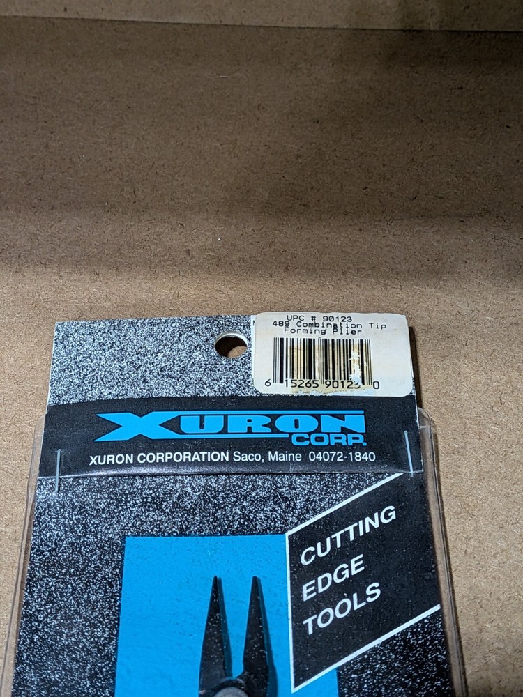 Xuron Corp. - #90123 - 489 Combination Tip Forming Plier - NOS