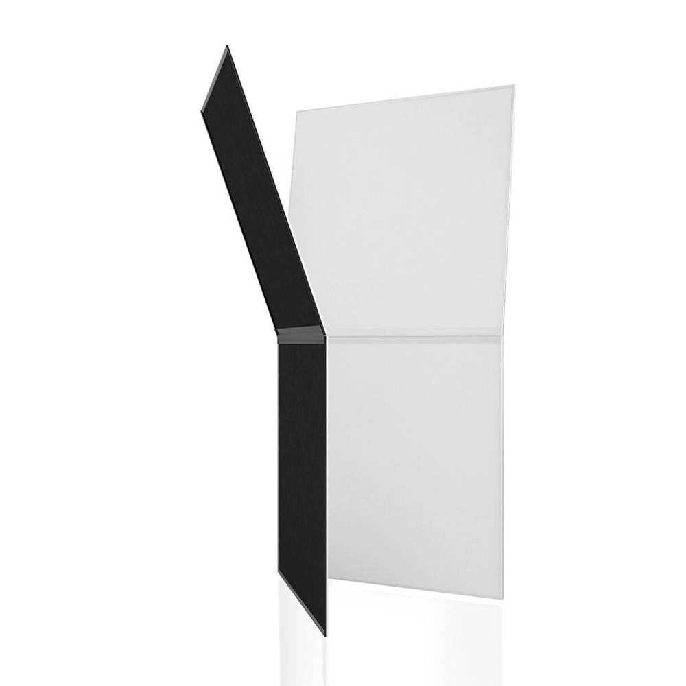 V-FLAT WORLD Foldable V-Flat 2.0, Black/White #00120