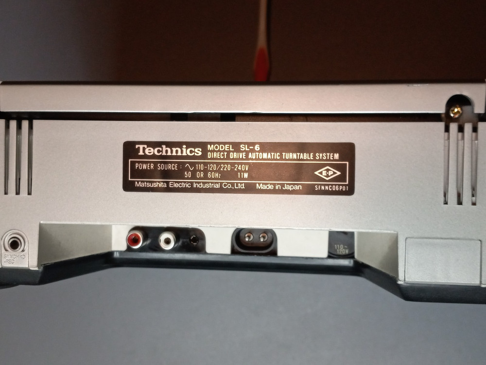 Technics SL-6 Direct Drive Automatic Turntable System