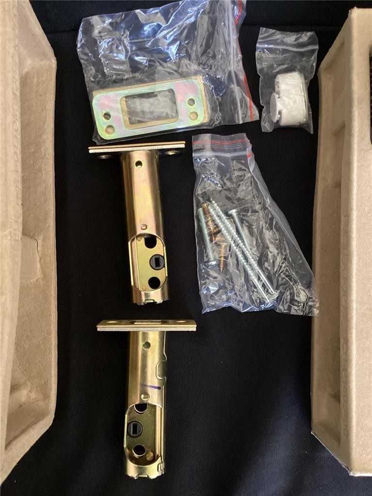 + Emtek EMPowered 2 Touch Key-Free, w/ Bluetooth-Wi-Fi & Deadbolt Satin Brass