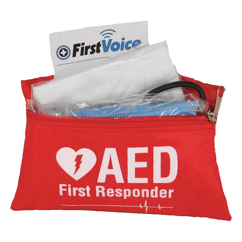 FIRST VOICE V18112 Basic AED Responder Kit,Not Applicable 454H94