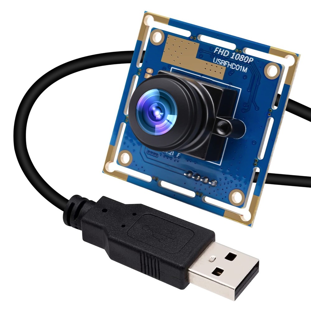 USB Fisheye Camera 180 Degree 1080P Wide Angle Webcam Windows Linux Android Mac