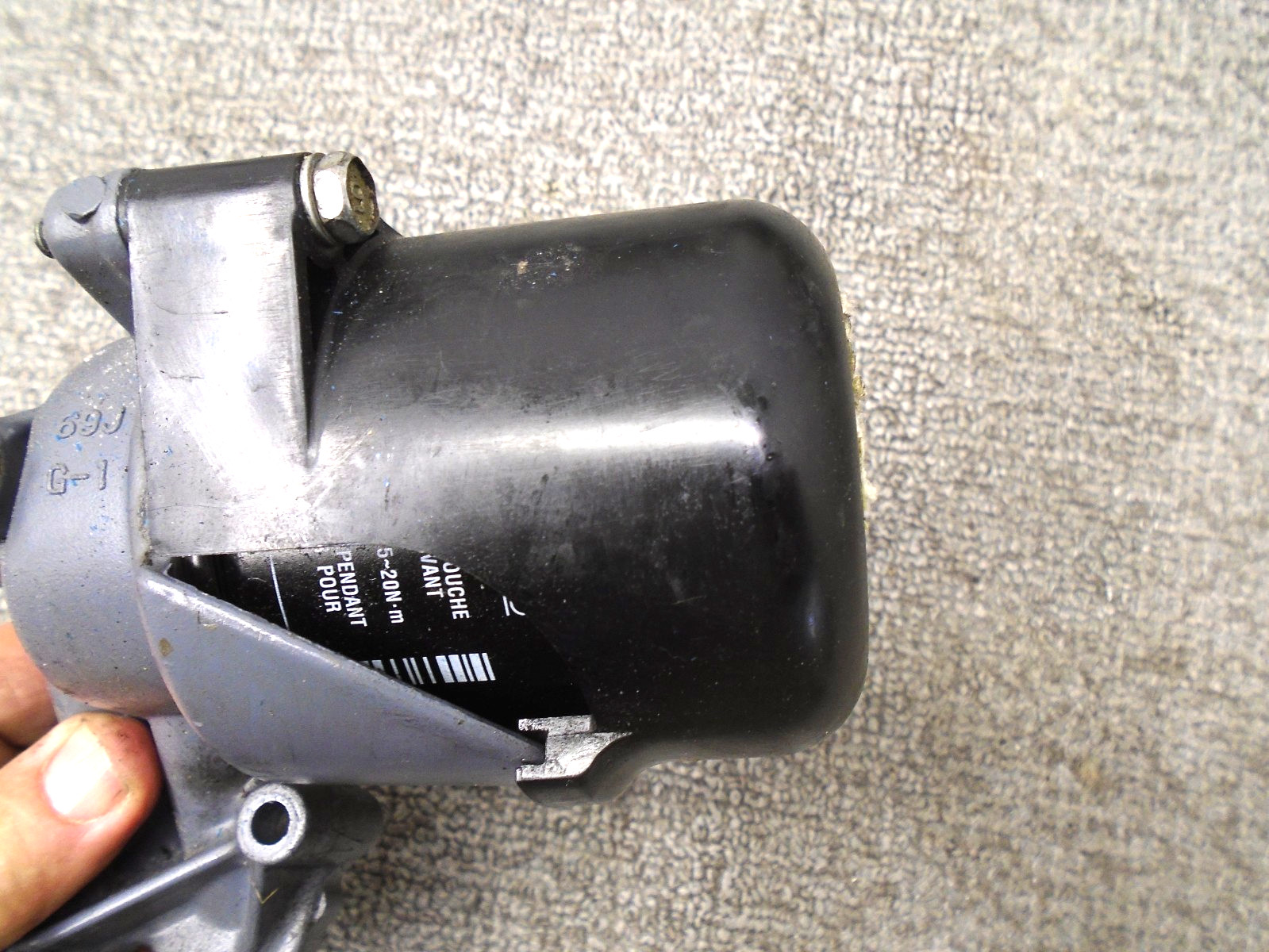 Oil Filter Base Connector Assy 69J-13446-00 Yamaha Outboard '02-'06 200-225 Hp