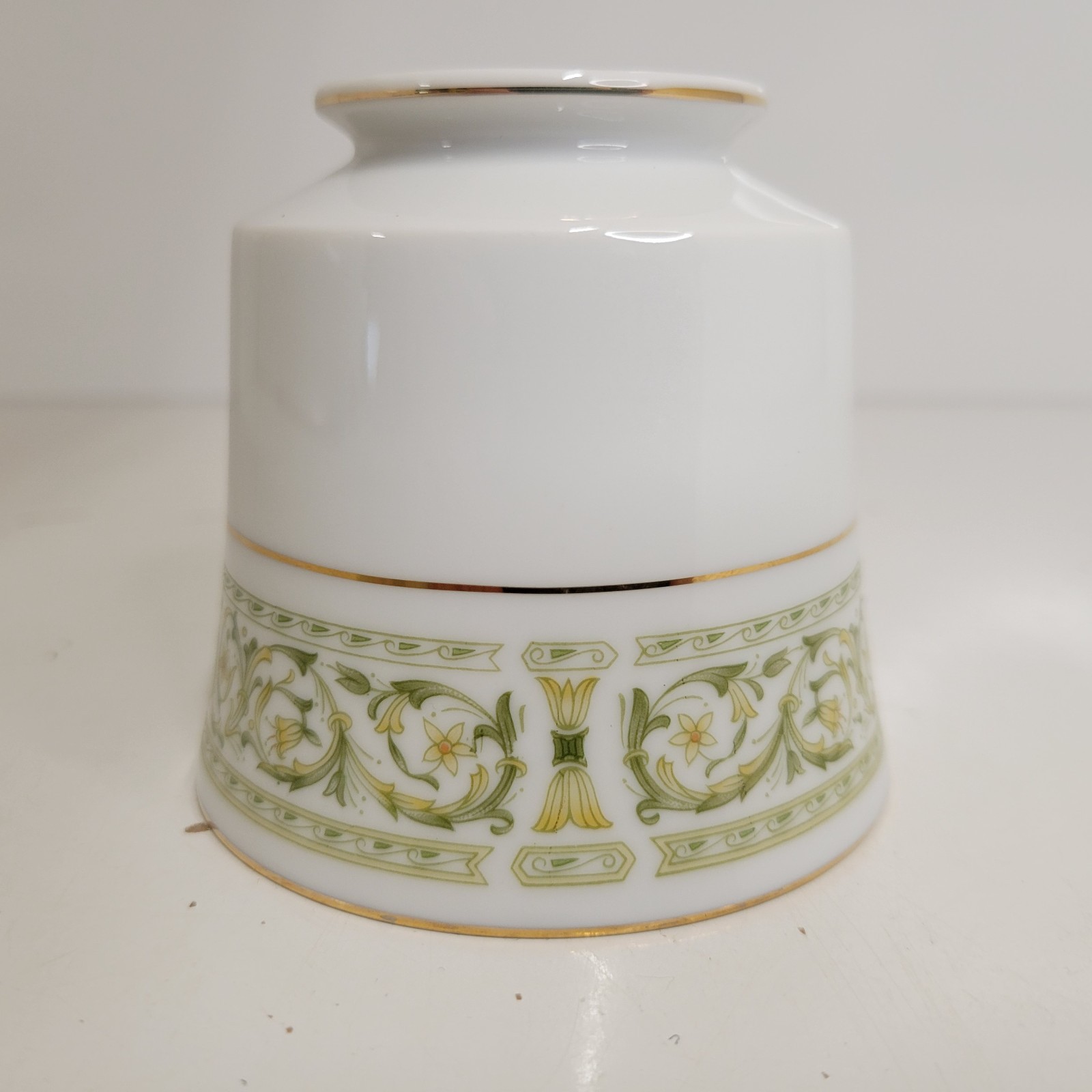 Felicity By Daniele Green & Gold Ring Coffee Tea Cup Fine China Japan