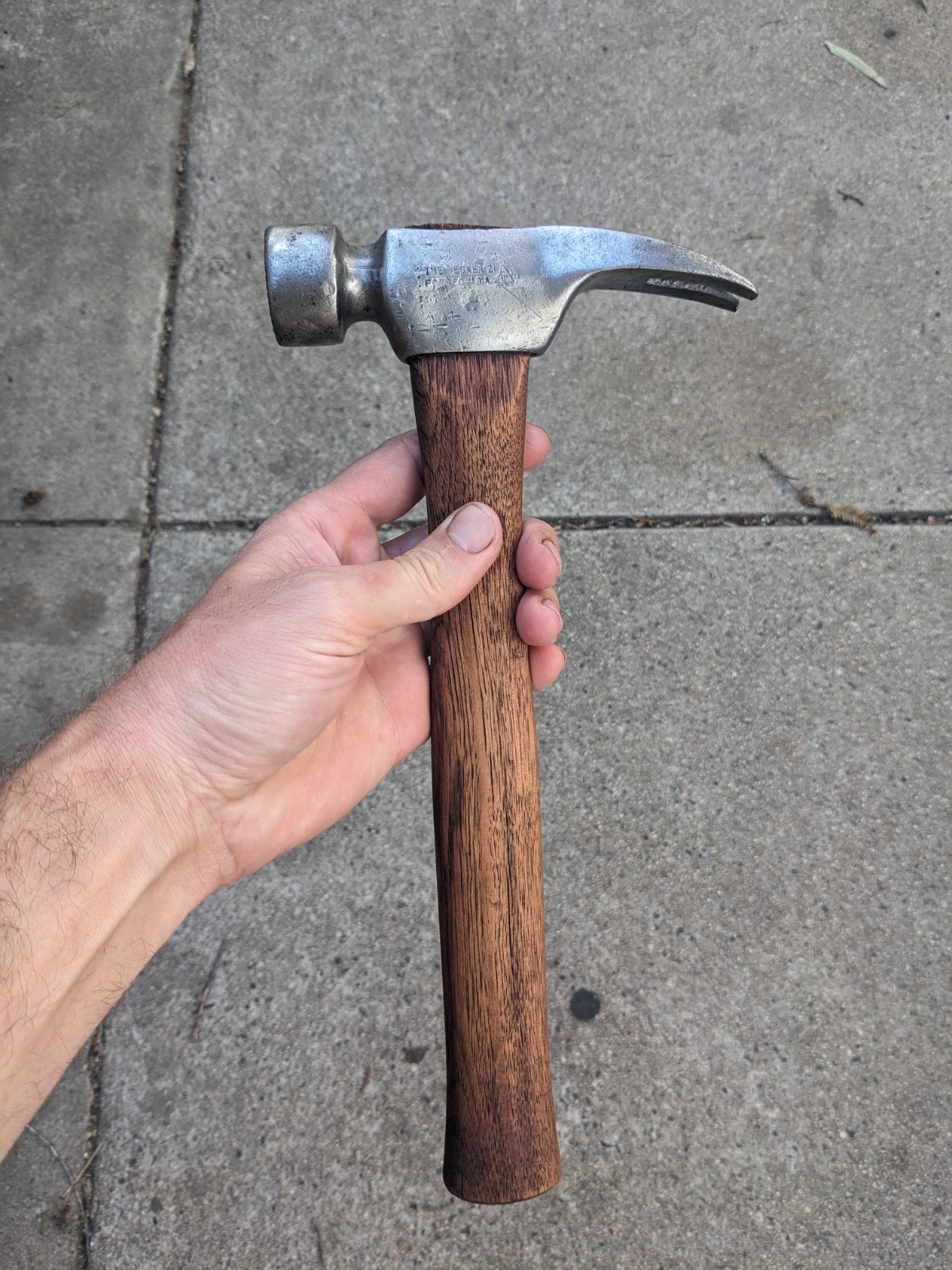 Hart Decker 21 Framing Hammer, Vintage, Waffle Face, Made In USA