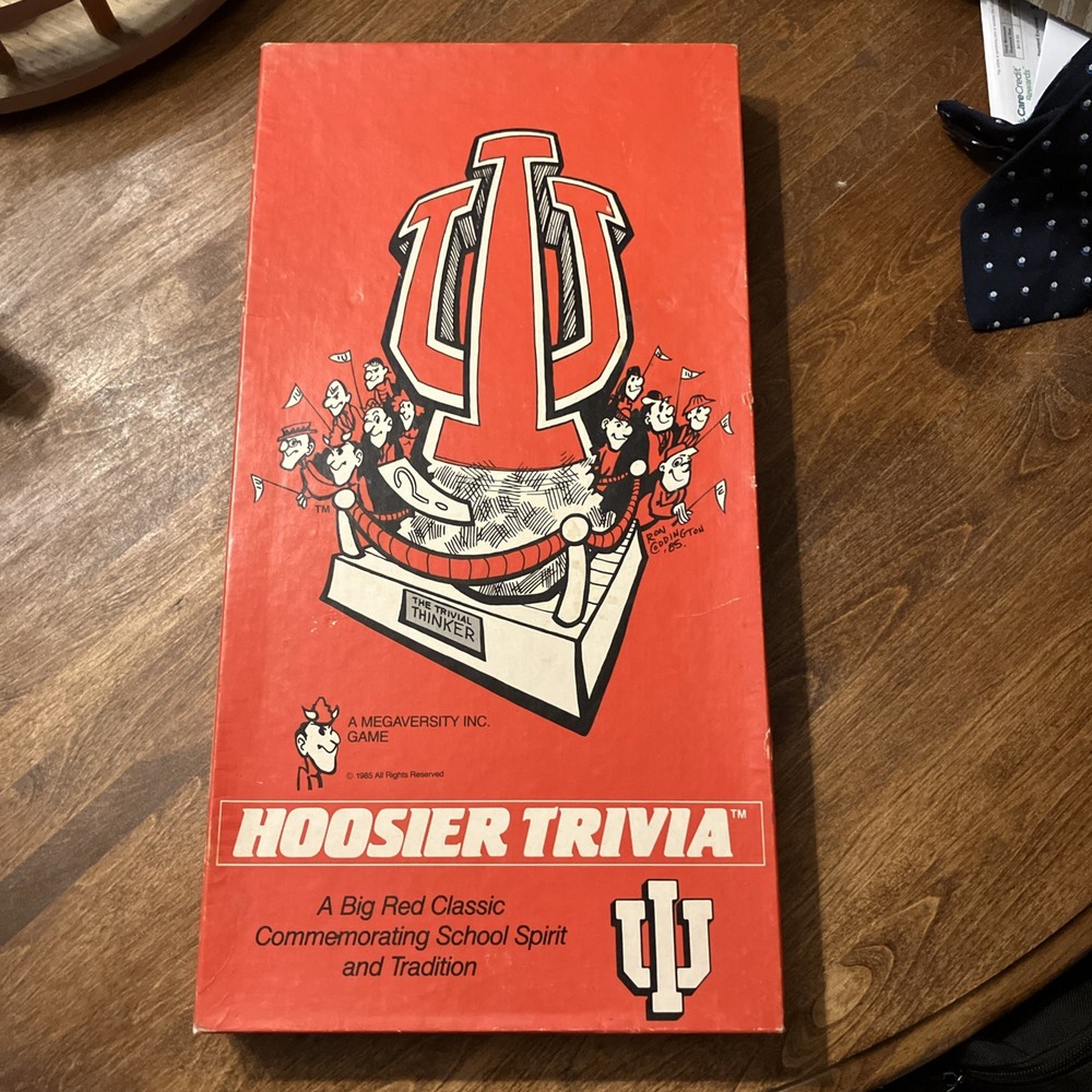 Hoosier Trivia Board Game. 1985. Megaversity Inc.