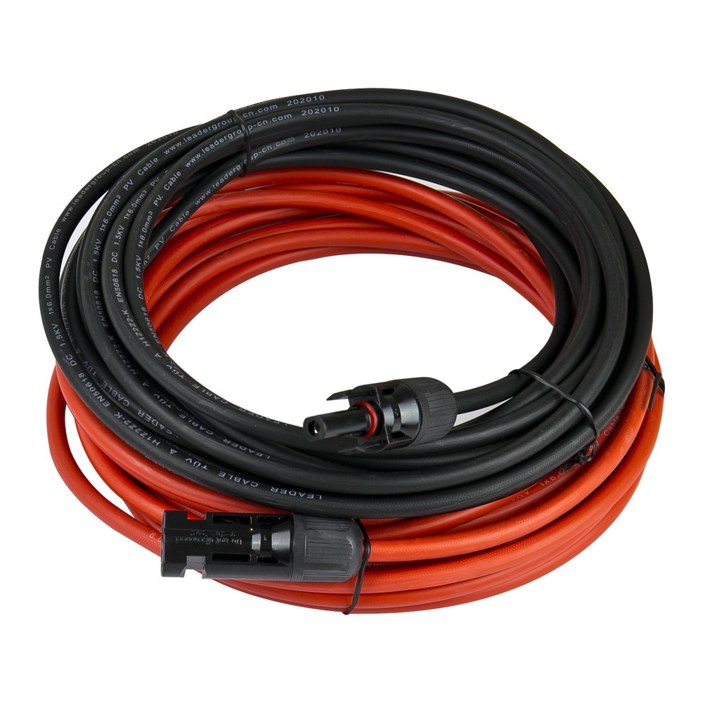 Solar Panel to Charge Controller Cable 10ft 12AWG / 20ft & 50ft 10AWG