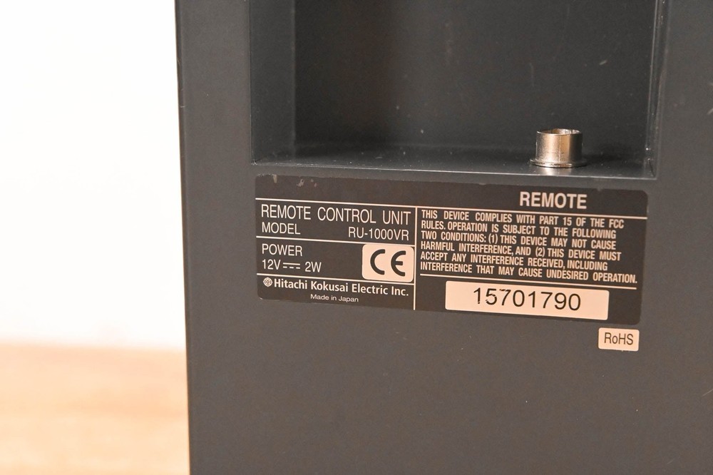 Hitachi RU-1000VR Remote Control Panel CG01TRM