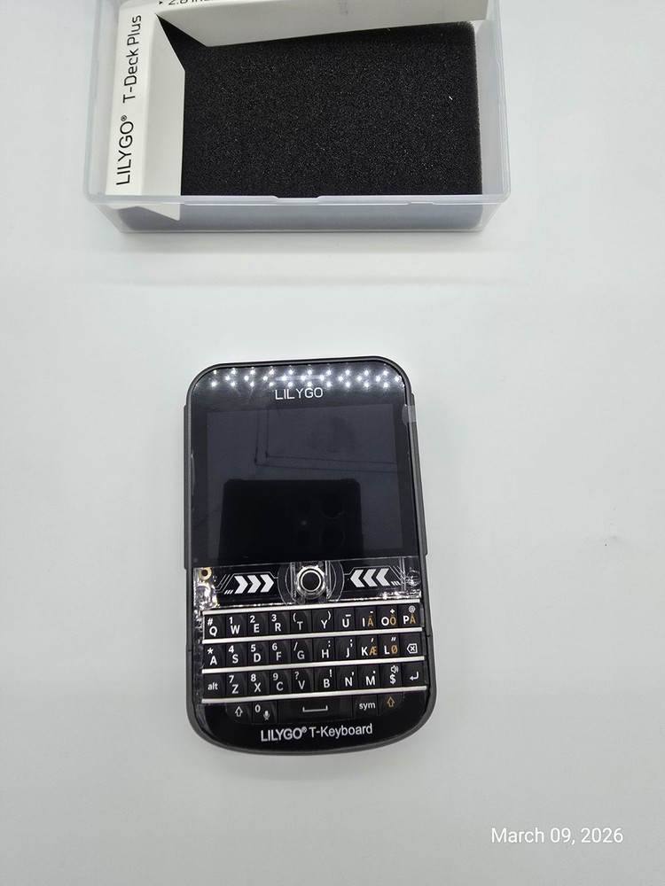 LILYGO T-Deck Plus – Portable ESP32-S3 Development Board