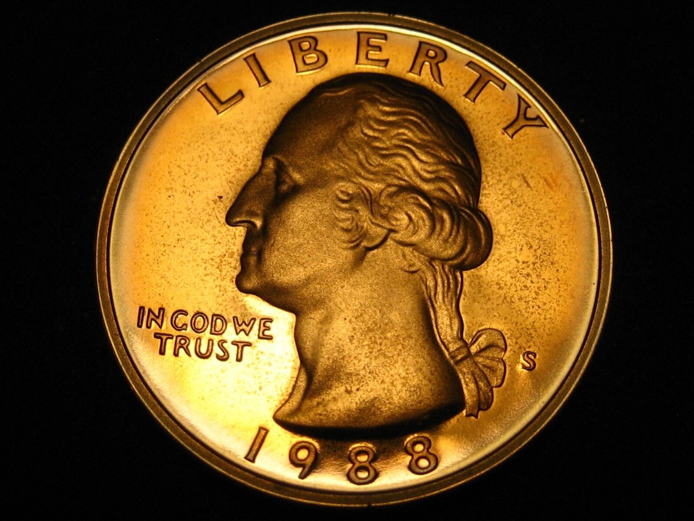 1988-S PROOF Washington Head Quarter