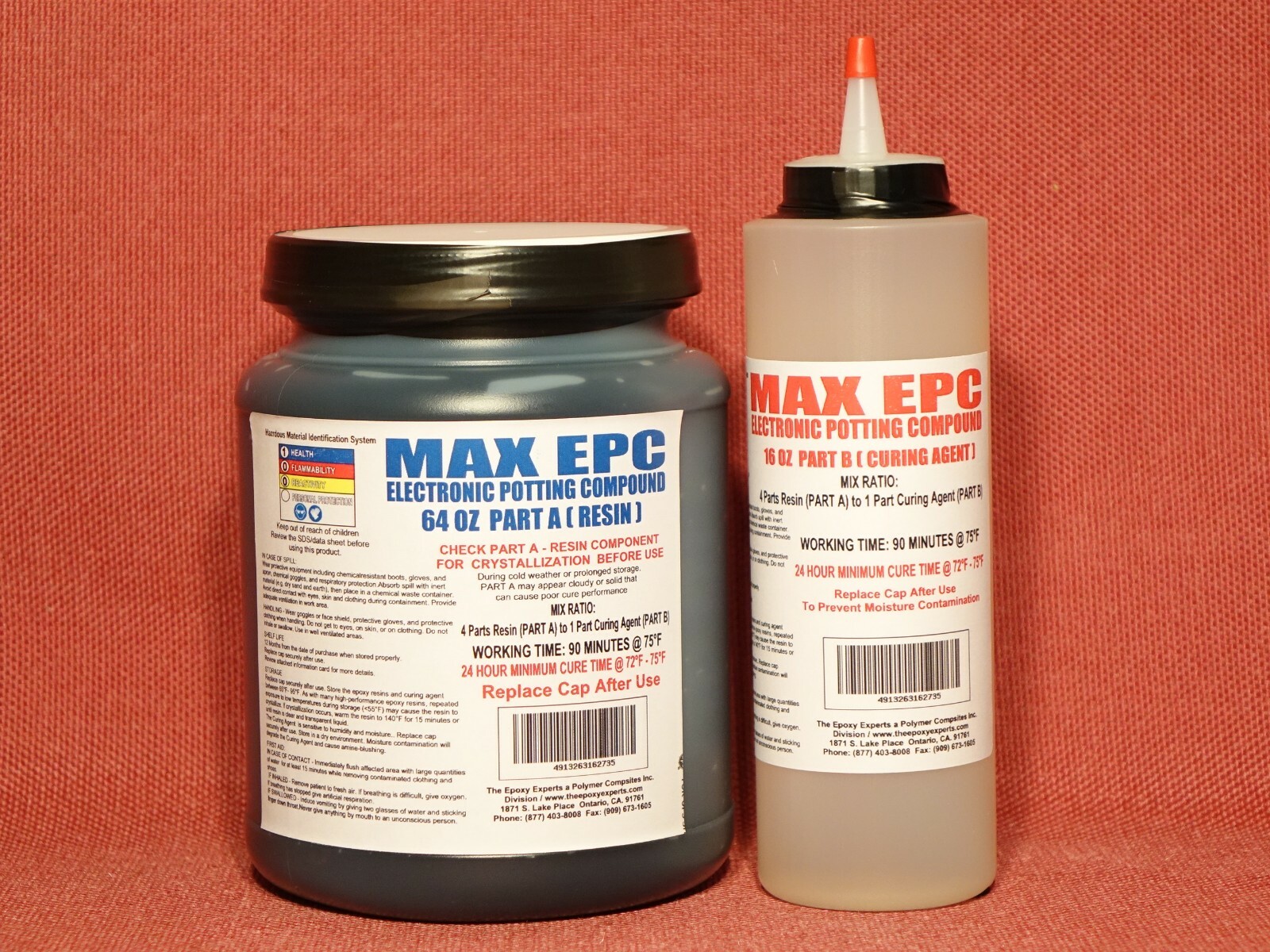 EPOXY RESIN ELECTRONIC POTTING COMPOUND 4 THICK POURS HIGH THERMAL CONDUCTIVITY