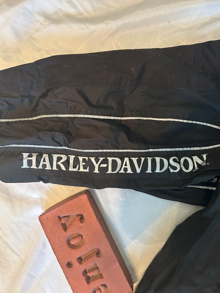 Harley Davidson Water Proof Rain Bib Overalls Mens Size Medium