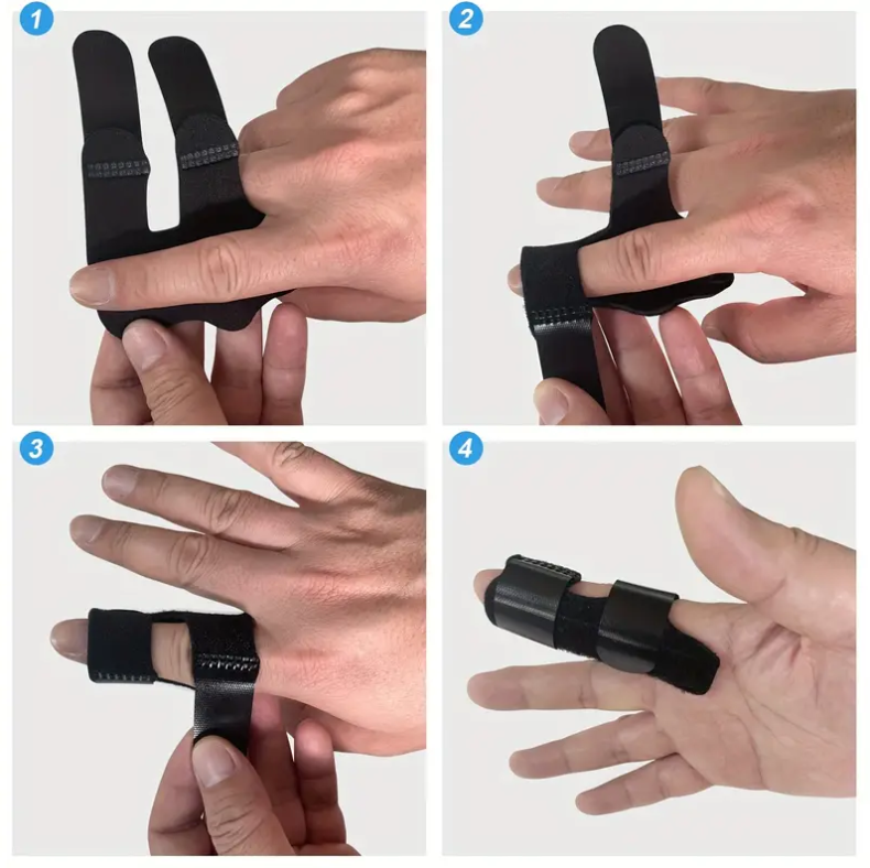 Trigger Finger Brace Splint Support Protector Corrector Adjustable Straightener