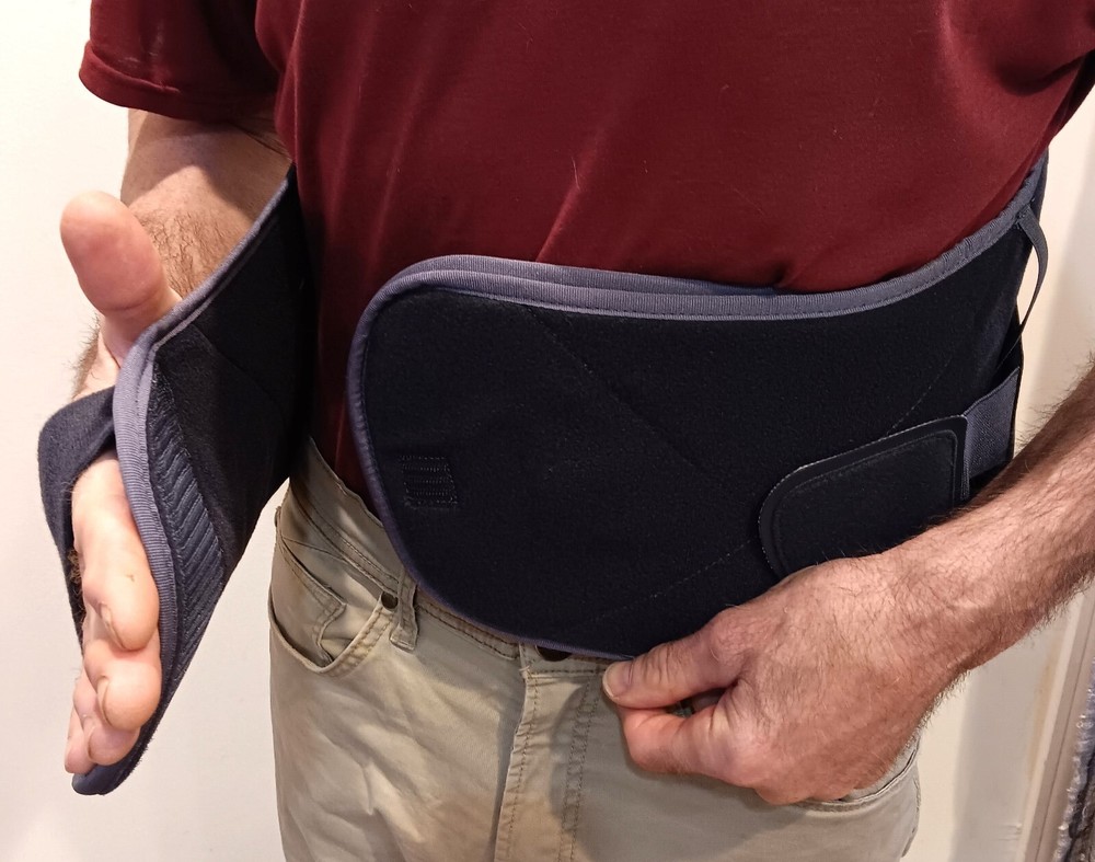 Compression Back Brace - Medi Lumbamed Action -Low- Adjustable Back Support -NIB