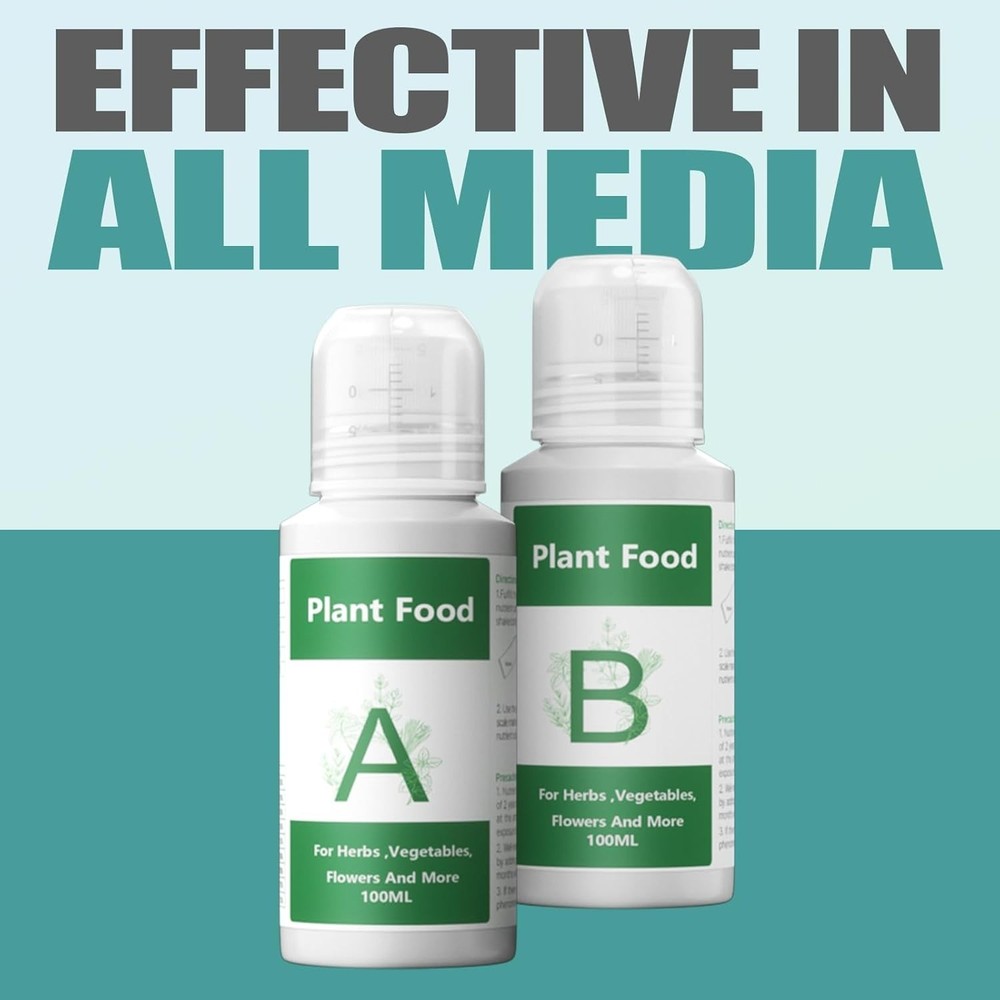 Versatile Hydroponic Solution A & B 800ml for Indoor and Outdoor Plants