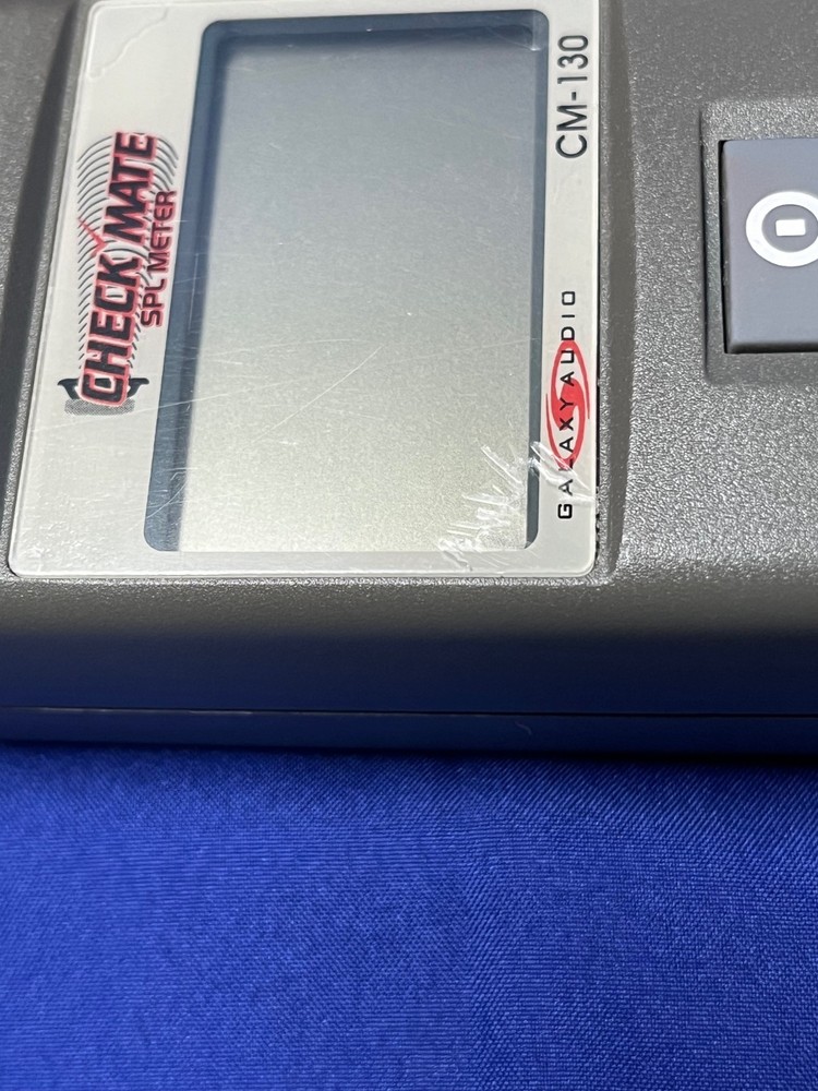Check Mate CM-130 Battery Powered SPL Meter by Galaxy Audio
