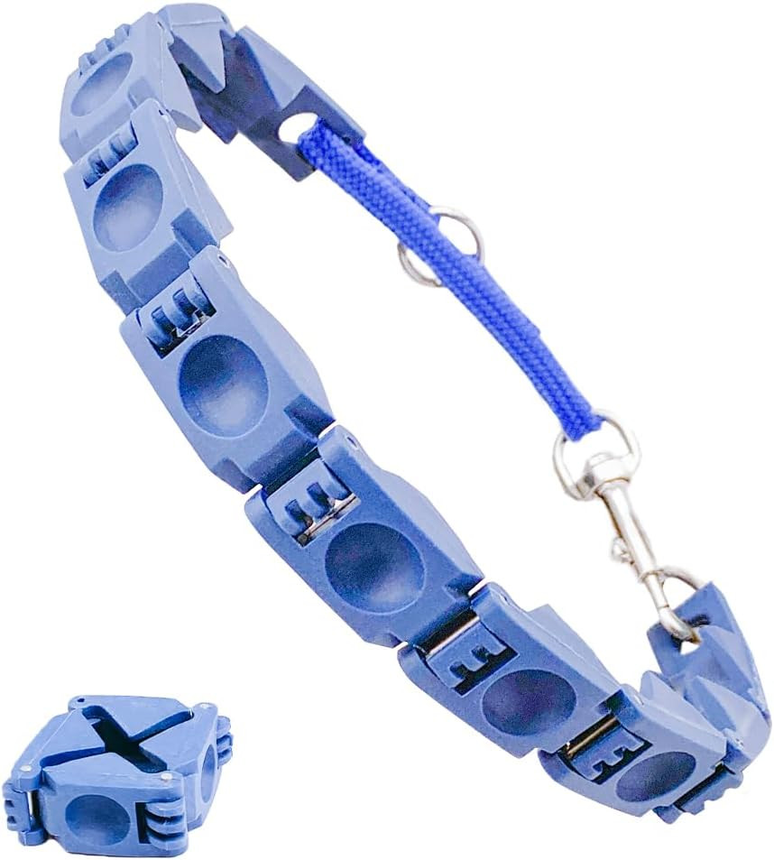 【Upgrade】 Adjustable Dog Training Collar with 4 Extra Links for Medium, Large an