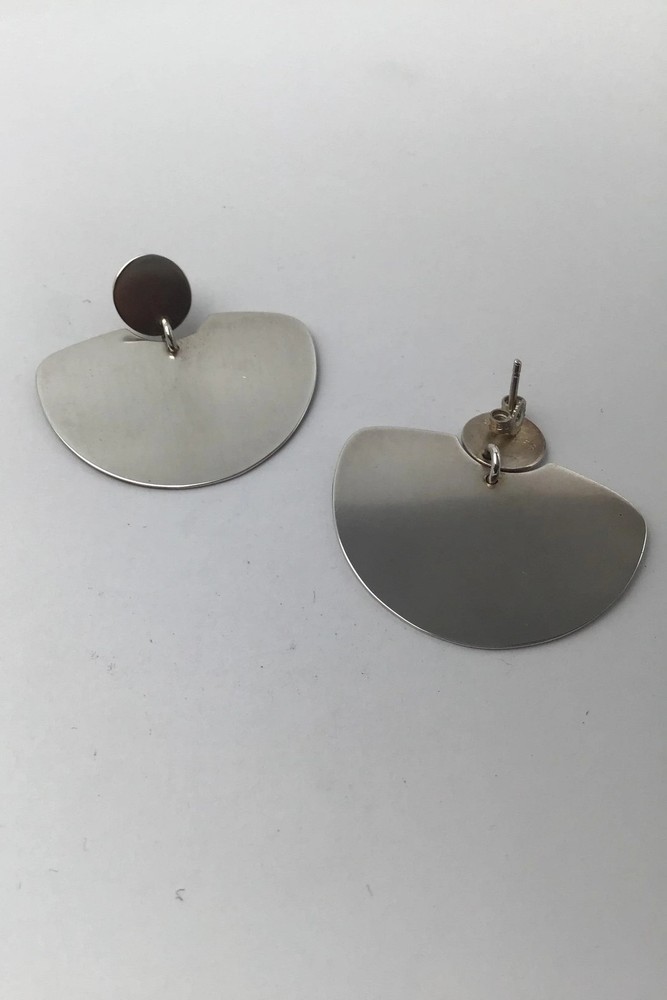 Hans Hansen Sterling Silver Modern Earrings