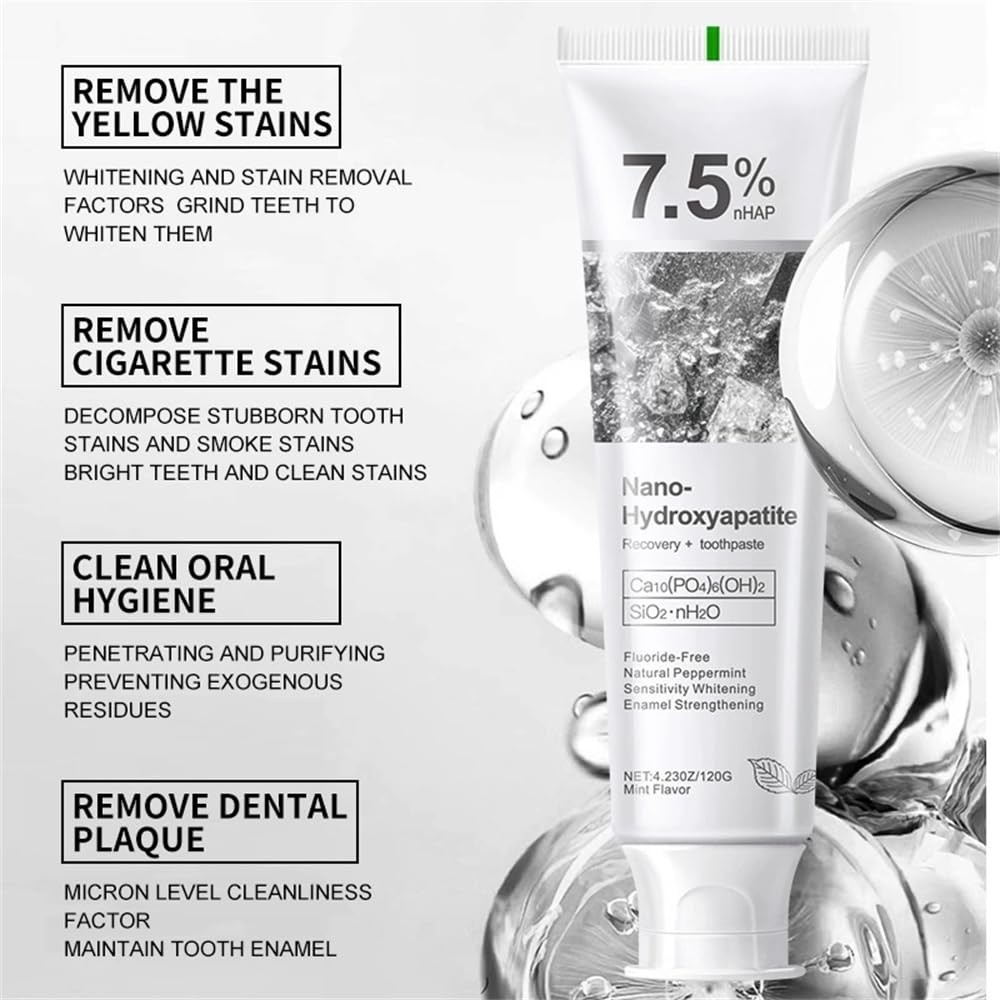 CEELIKE 7.5% Nano Hydroxyapatite Toothpaste 2-Pack
