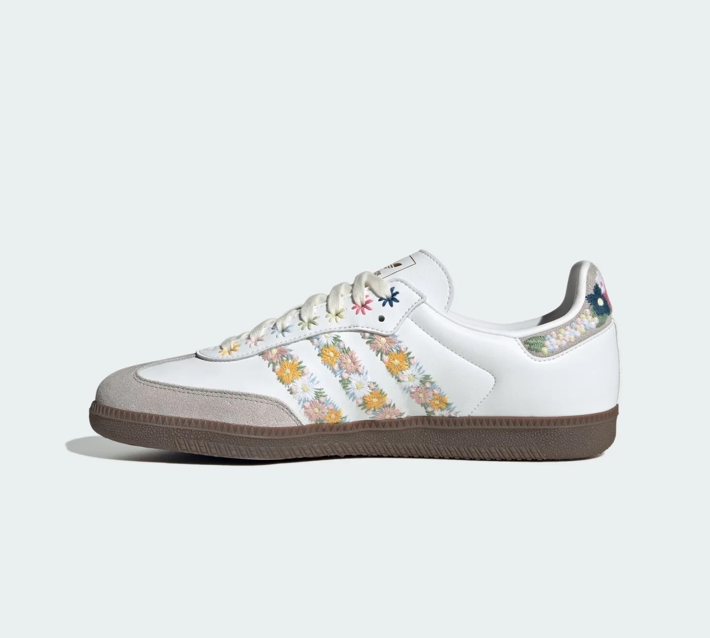 Juice x Adidas Originals SAMBA OG Low Top Skateboard Shoes Unisex White - HQ5155