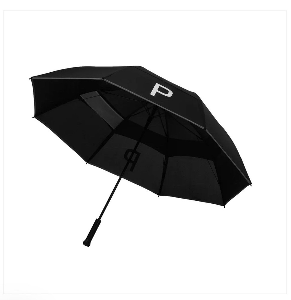 Puma Golf Double Canopy Umbrella - Black/White - New