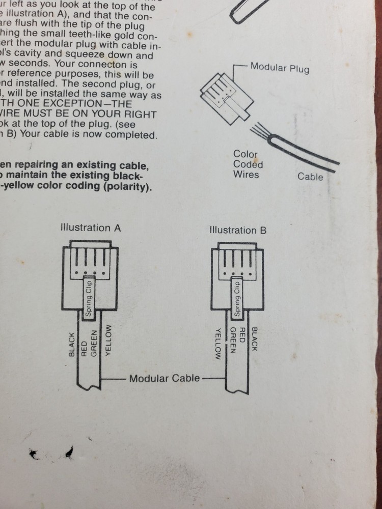 Gemini TA84 Modular Plug Crimping Tool 4-Wire NEW NOS