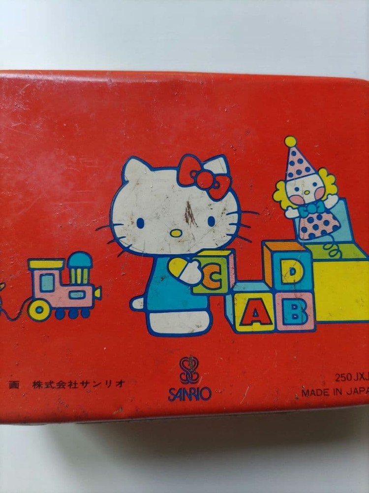 Showa Retro Hello Kitty Tin Can