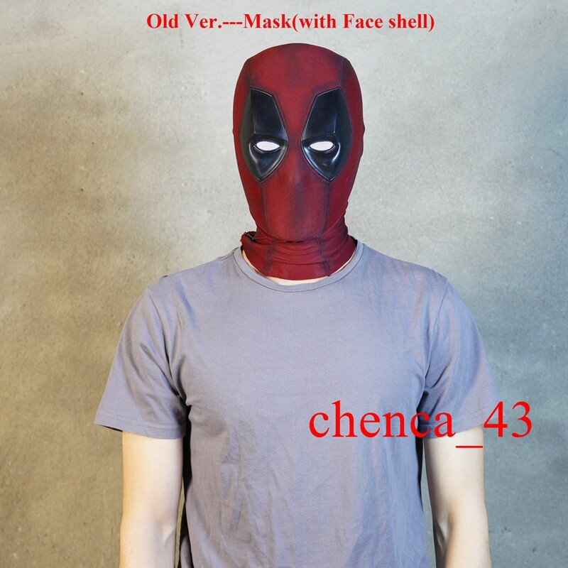 Customize Deadpool Screen Accurate Cosplay Headgear Wearable Mask Prop Faceshell