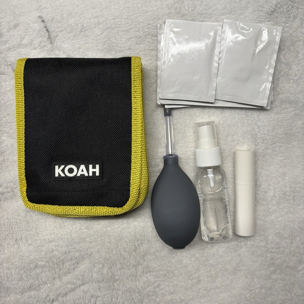 KOAH Camera Accessory Cleaning Kit With Nylon Carry Case Bag
