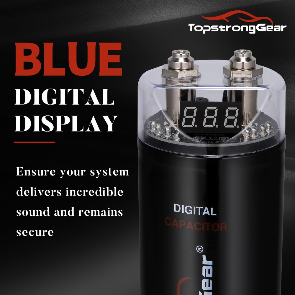 2 Farad Digital Power Capacitor for Car Audio System, Performance Car Audio Capa
