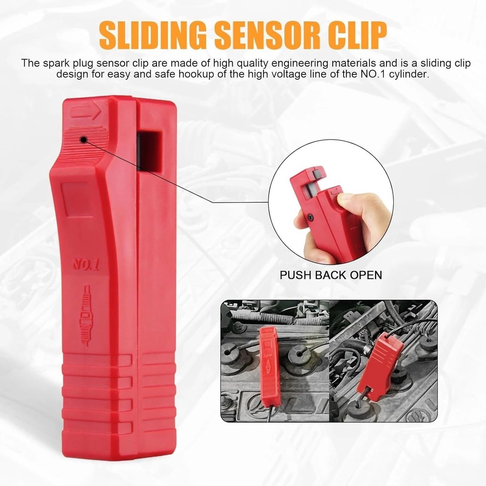 Professional 12V Ignition Timing Light - Bright Strobe for Accurate Diagnostics