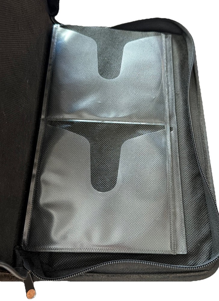 Case Logic CD - DVD Zip Up Binder Black Holds 48- 24 Pages