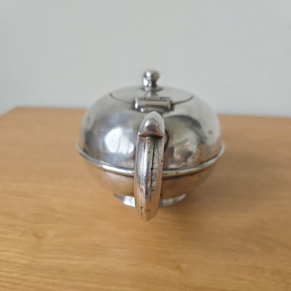 Antique Christophle French Modern Style Silverplate Tea Pot Paris 1900