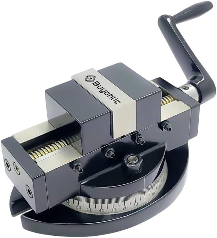 Self Centering Milling Machine Vice with Swivel Base