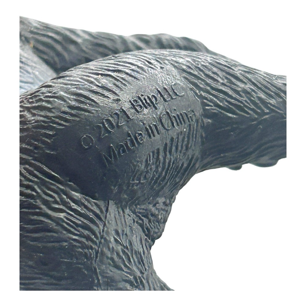 2021 Blip Silverback Gorilla Solid PVC Figure Toy 3"