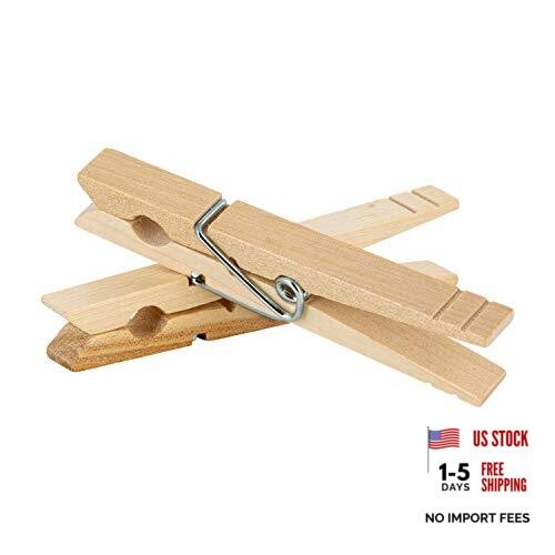 Extra Large Wooden 100 Pack Clothespins