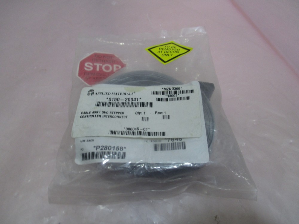 AMAT 0150-20041, Cable Assembly DI/O Stepper Controller Interconnect, 420979