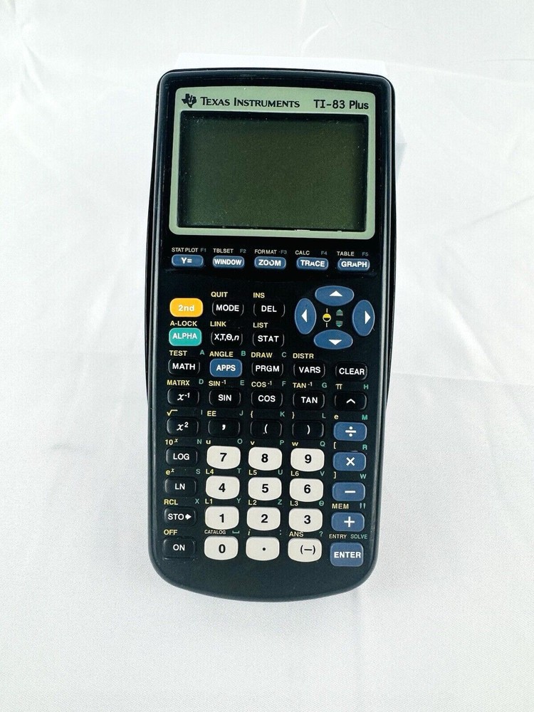 Texas Instruments TI-83 Plus Graphing Calculator with Cover Tested Working