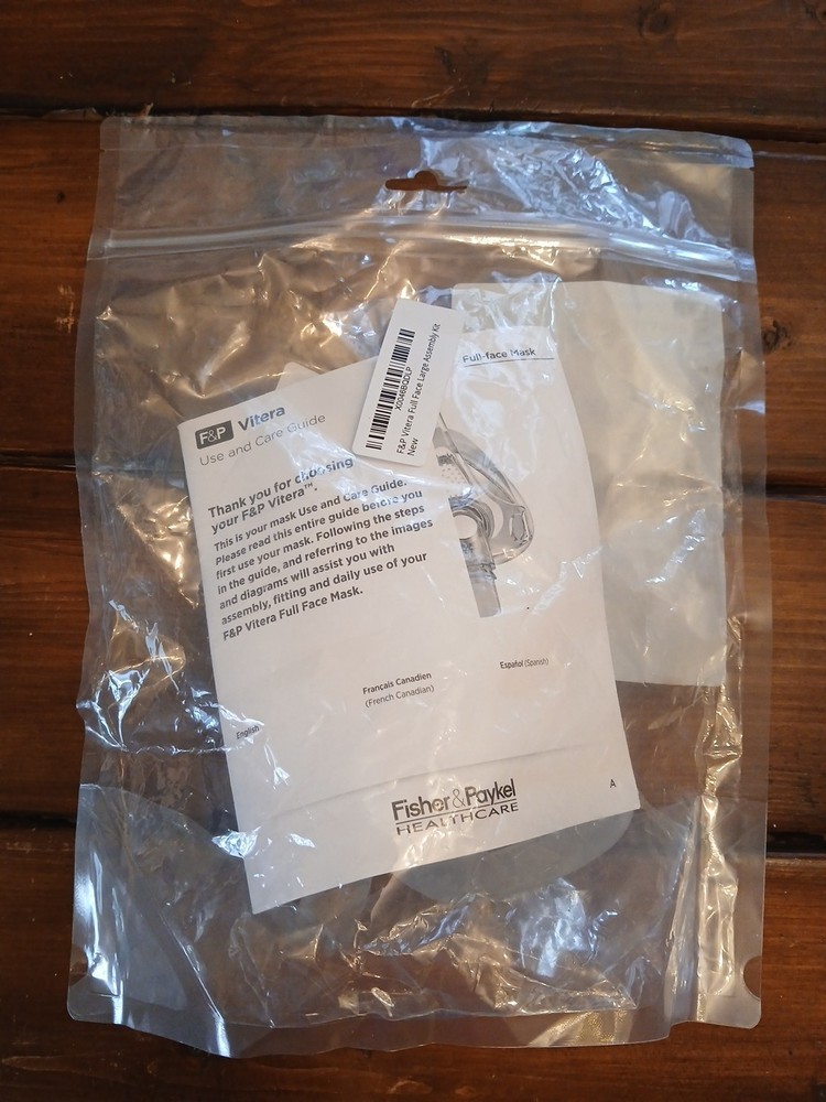 F&P Vitera Full Face Assembly Kit Without Headgear Size LARGE