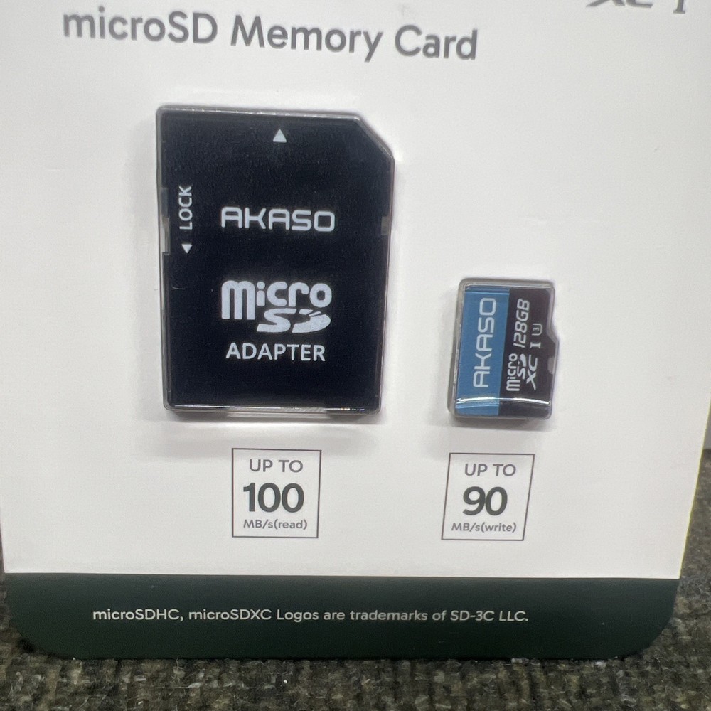 AKASOMicroSD HC Flash Memory Card 128GB MicroSD HC | Memory Card Reader Included