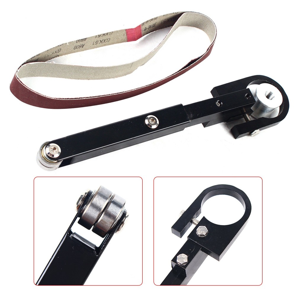 Multifunction Mini DIY Sanding Tool Attachment Bandfile Angle Grinder Bracket