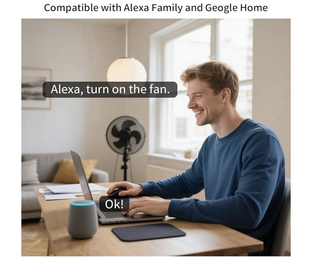 Mini Smart Plug, Wi-Fi 10A Socket, Compatible With Alexa And Google Home
