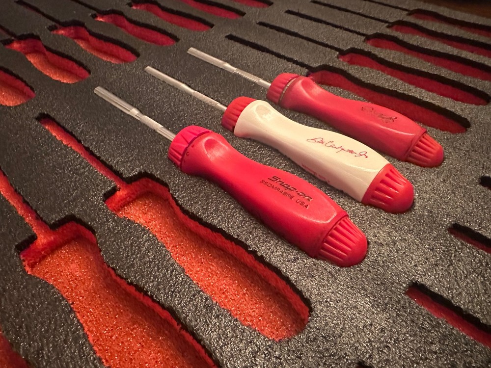 Snap-on SSDMR4B Ratcheting Screwdriver Foam Organizer | Custom Toolbox Insert