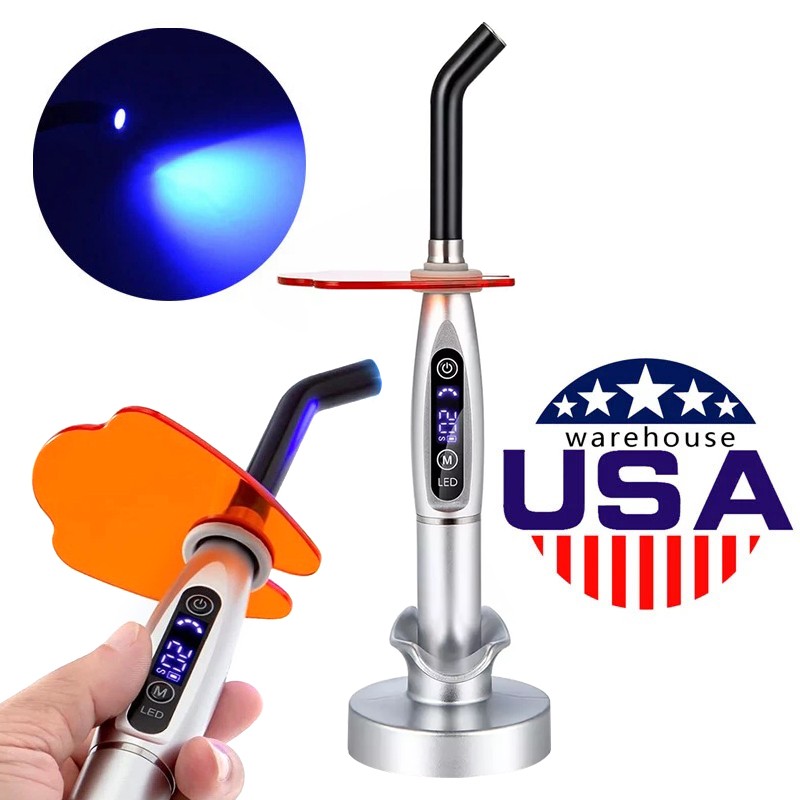Dental LED Cure Curing Light Lamp 2000mw 5W Tool Resin Cure Wireless Cordless st