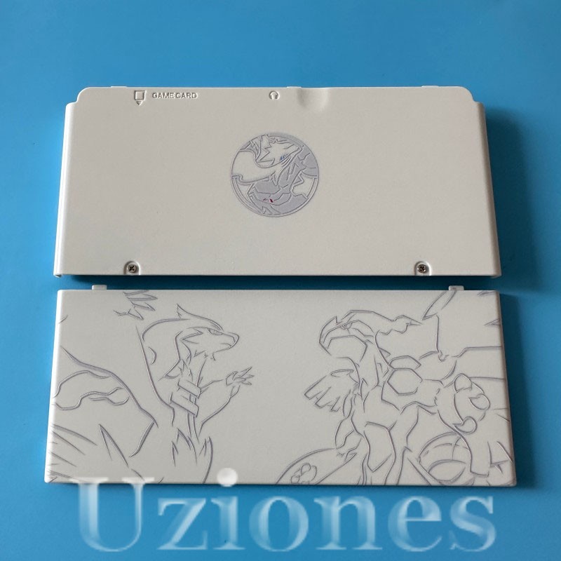 Top+Bottom Cover Housing Shell Faceplate Case For 2015 Nintendo New 3DS Pokémon