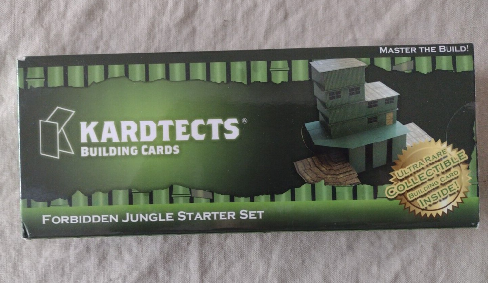 Kardtects Building Cards Master Build Forbidden Jungle Starter Set Engineering 