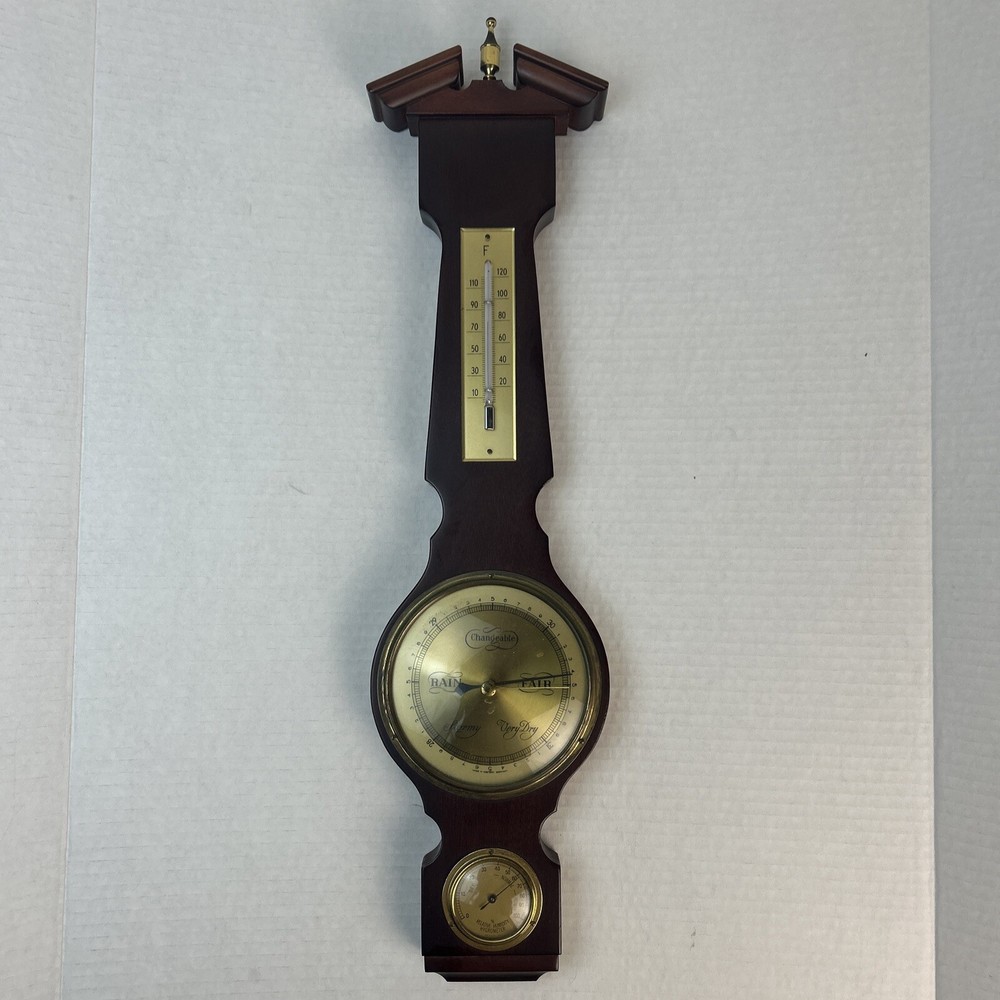 vintage barometer thermometer made in western germany