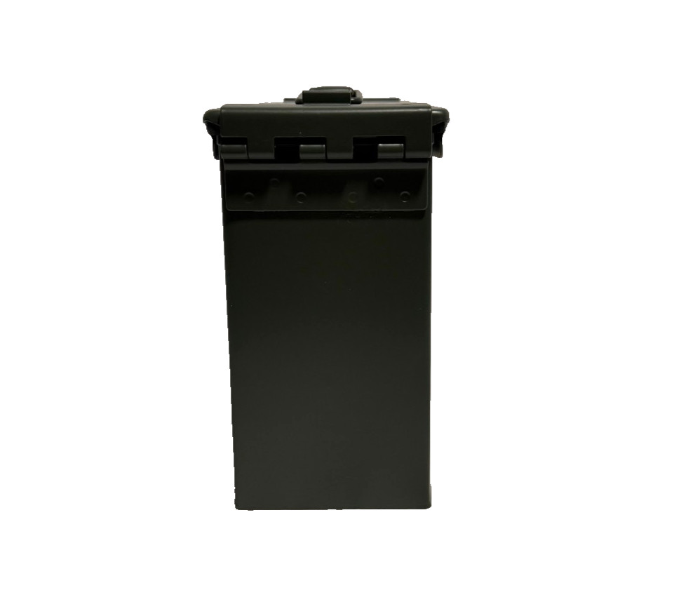 BRAND NEW Green Metal Ammo Can Container Waterproof Storage Box Steel 9"x3"x5.8"
