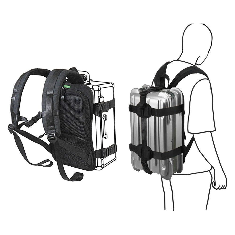 Rugged 21" Backpack Conversion System, Lockable Buckles, Padded Backplate, Zippe